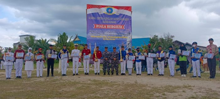 Antusias, Puluhan Pelajar Ikuti Lomba LKBB II Pos AL Kumai