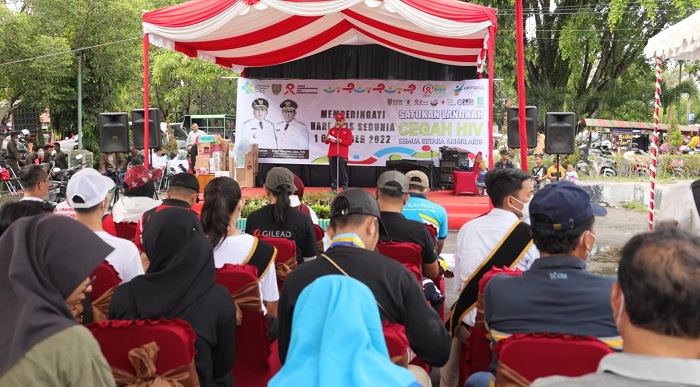 Senam Bersama, Cara Pemrov Kalteng Peringati Hari AIDS Sedunia