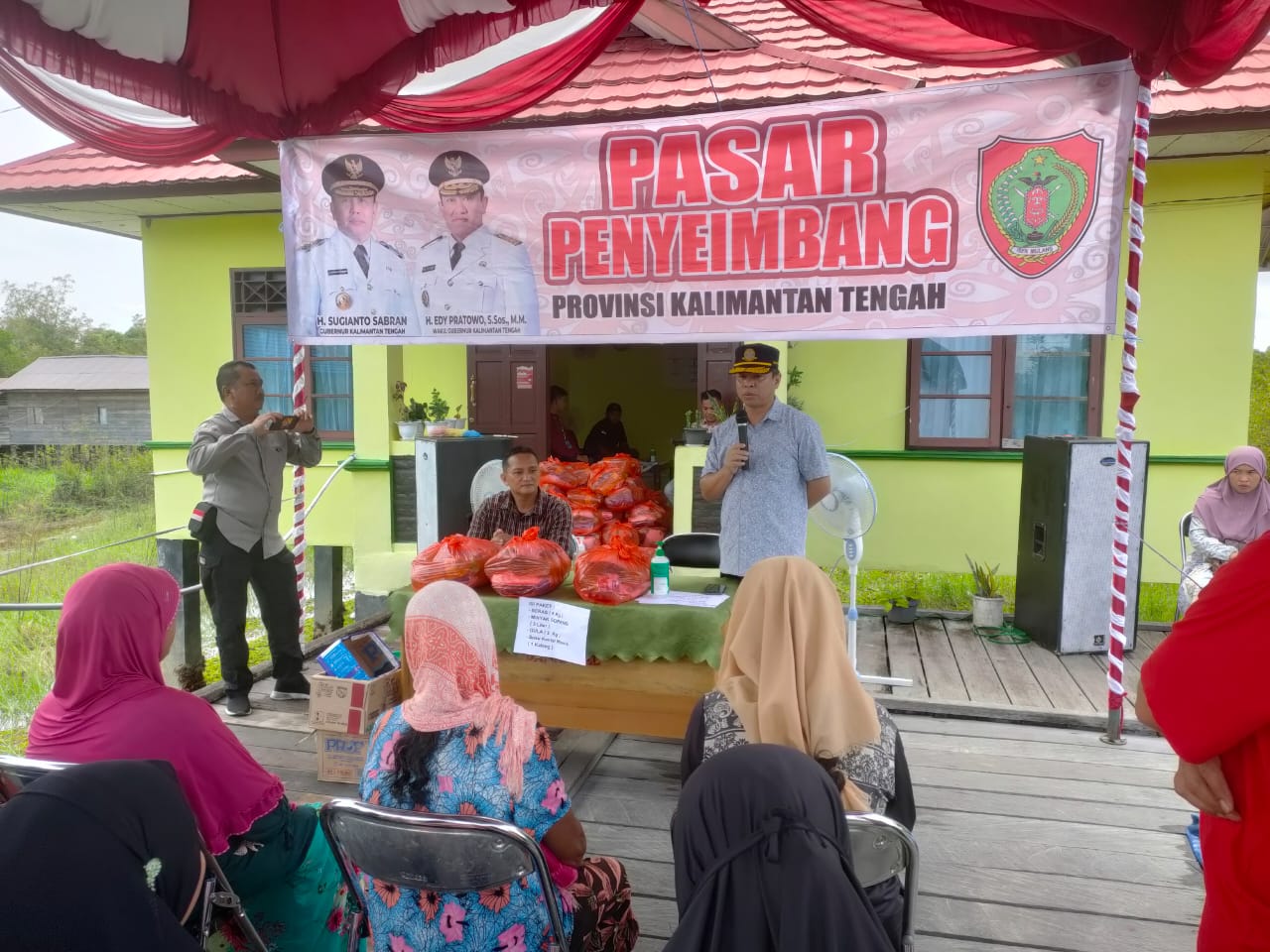 Pemprov Kalteng Gelar Pasar Penyeimbang di Kelurahan Bereng Bengkel