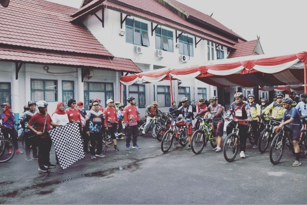 Peringati Hari Kesehatan Nasional ke-58, Dinkes Provinsi Kalteng Gelar Fun Bike