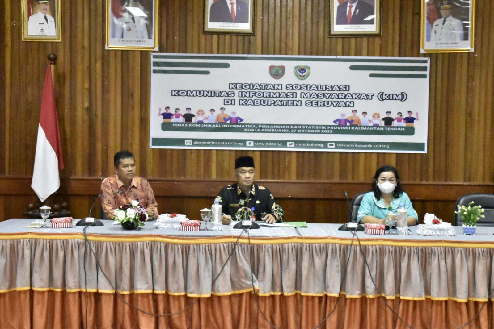 Diskominfosantik Selenggarakan Sosialisasi KIM di Kabupaten Seruyan