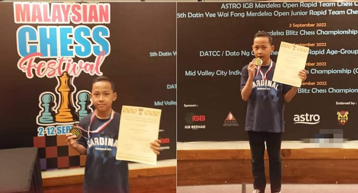 Rafa Firjatullah Raih Juara Pertama Kejuaraan Catur di Malaysia, Bupati Beri Apresiasi