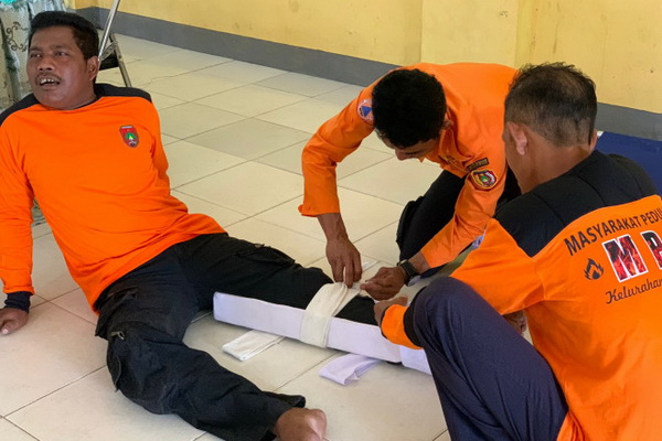 25 Pemuda Kelurahan Kumai Hulu Ikut Pelatihan Kader Penanggulangan Bencana