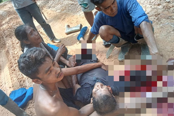 Pemanen yang Kejatuhan Egrek akan Dimakankan di Kampung Halaman