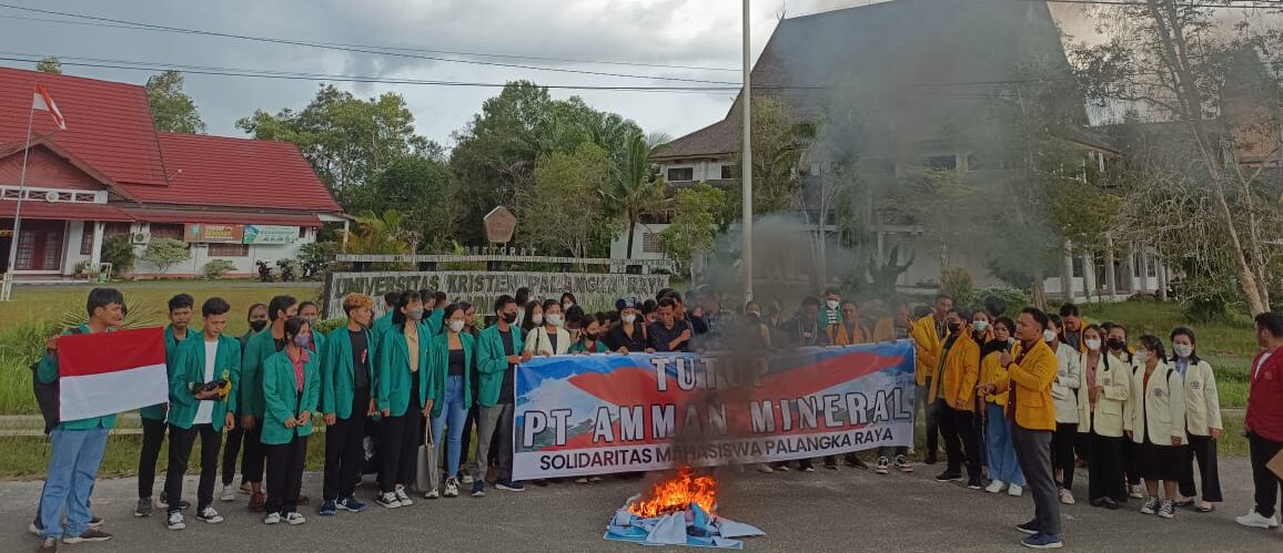 Solidaritas Mahasiswa Palangka Raya Dukung Aksi AMANAT KSB