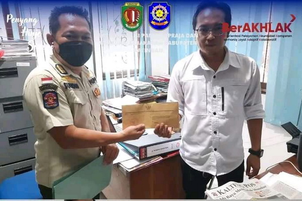 Sosialisasi KTR, Satpol PP Katingan Sebarkan Edaran Bupati