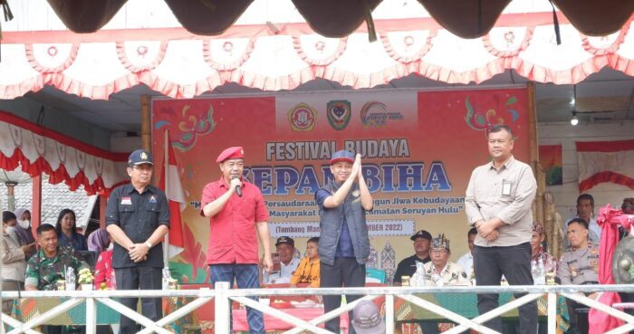Bupati Seruyan Yulhaidir Buka Kegiatan Festival Budaya “Sepan Biha” 2022