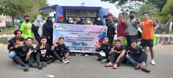 Gelar Peringatan Hari Ibu, Disarpustaka Gandeng IPK dan Pencinta Alam Kapuas