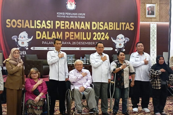 KPU Kalteng Dorong Penyandang Disabilitas Gunakan Hak Pilihnya di Pemilu 2024