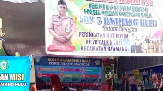 SDN 5 Baamang Hulu Tanamkan Kreatifitas Siswa dengan P5