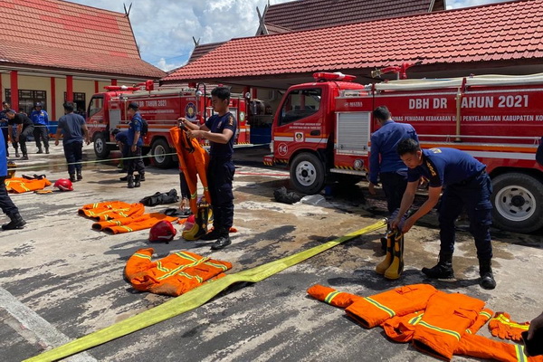 Antisipasi Karhutla, Personel Pemadam Kebakaran di Kotim Siaga 24 Jam
