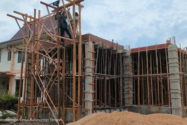Kontrak Selesai, Pembangunan Kantor Camat MHU Berakhir Mangkrak