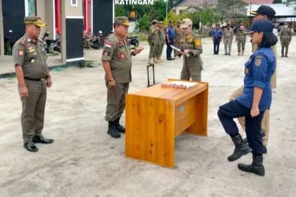 Apel Pagi, Kasat Satpol-PP Imbau Personel Tingkatkan Disiplin dalam Bekerja