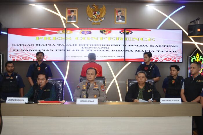 Polda Kalteng Berhasil Tangkap Satu Orang Tersangka Mafia Tanah