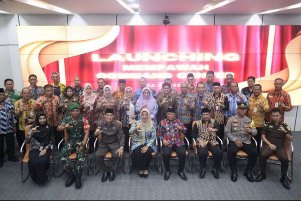 Dandim 1201/Mph Apresiasi Launching Command Center Mempawah