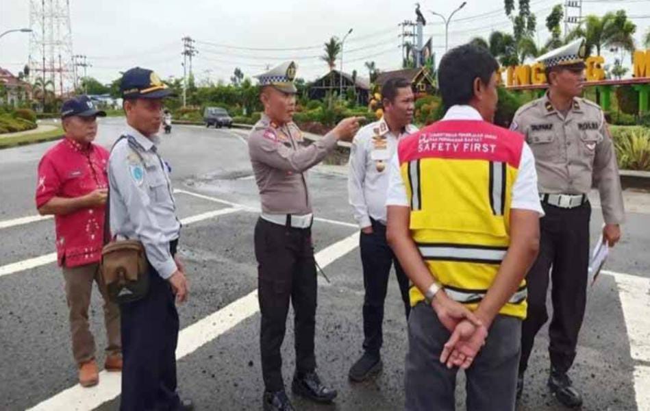 Pastikan Mudik 2023 Aman, Satlantas Polres Kapuas Survei Kondisi Jalan Trans Kalimantan