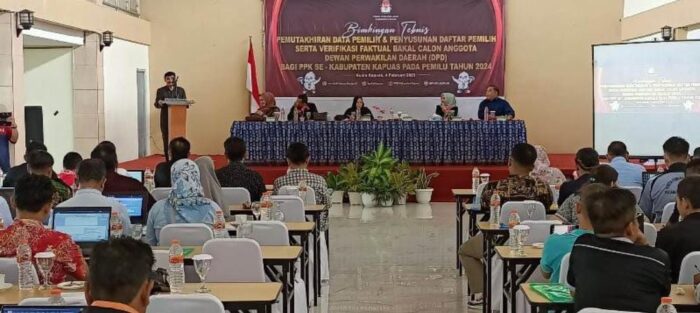 PPK se-Kabupaten Kapuas Ikuti Bimtek Pemutakhiran DPT Pemilu 2024