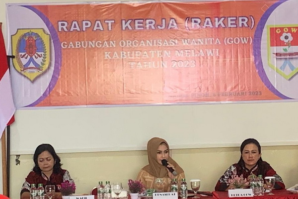 Raisya Buka Raker GOW Melawi 2023