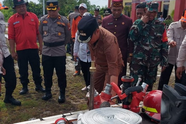 Antisipasi Bencana Alam, Kecamatan MB Ketapang Kotim Gelar Simulasi Siaga Bencana