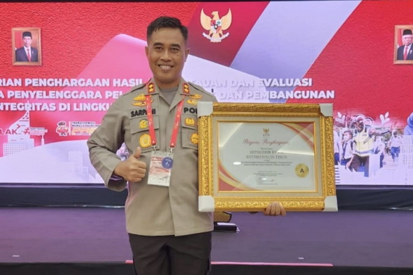 Polres Kotim Sabet Penghargaan Pelayanan Prima Lingkup Polri dari Kemen PAN-RB