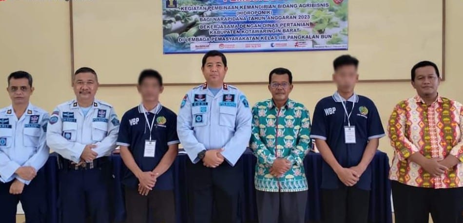 Gandeng Dinas Pertanian Kobar, Lapas Pangkalan Bun Gelar Pelatihan Hidroponik