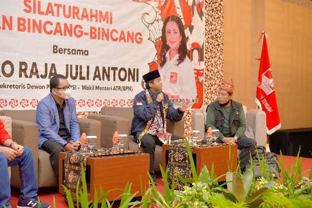 PSI Kalteng Bahas Soal Tanah bareng Wamen ATR/BPN