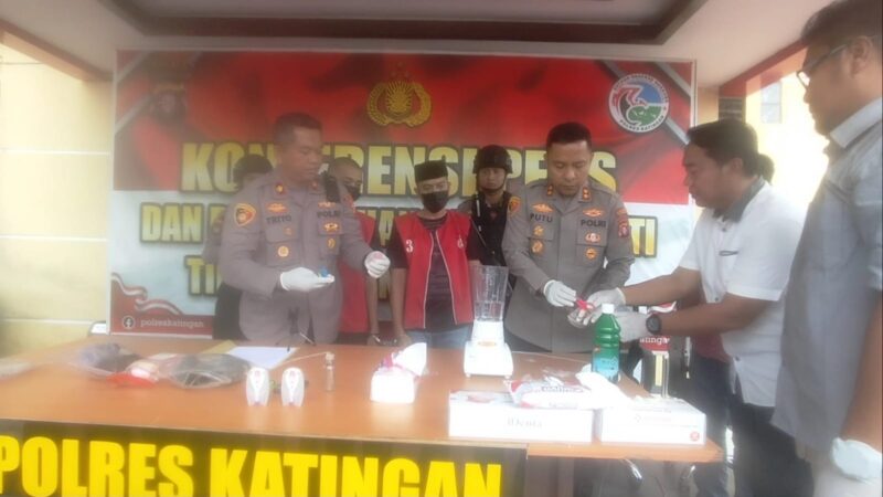 Kapolres Katingan Blender 32,65 Gram Sabu-Sabu