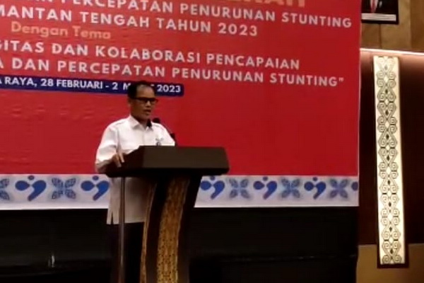 Plt Kepala Perwakilan BKKBN Kalteng Sampaikan Tujuan Rakorda