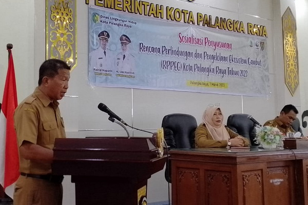 Begini Cara DLH Palangka Raya Dukung Pengelolaan Gambut