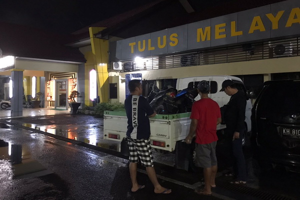 Sepeda Motor Hasil Curian yang Digunakan DPO Kabur Diamankan di Mapolres Kotim