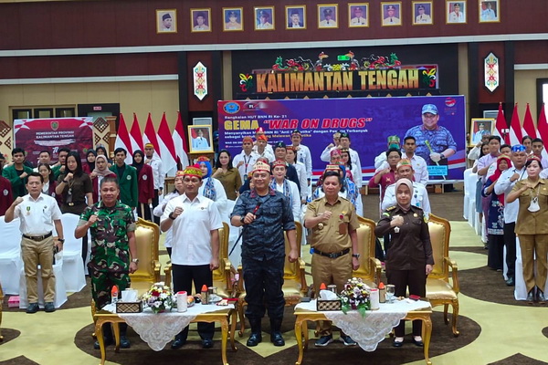 BNNP Kalteng Ajak Masyarakat Berantas Narkotika di Bumi Tambun Bungai