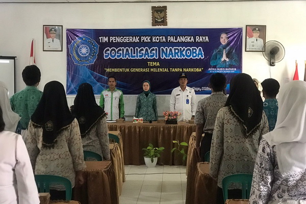 Avina Fairid Naparin Ajak Siswa Jadi Media Penyampai Informasi Bahaya Narkoba