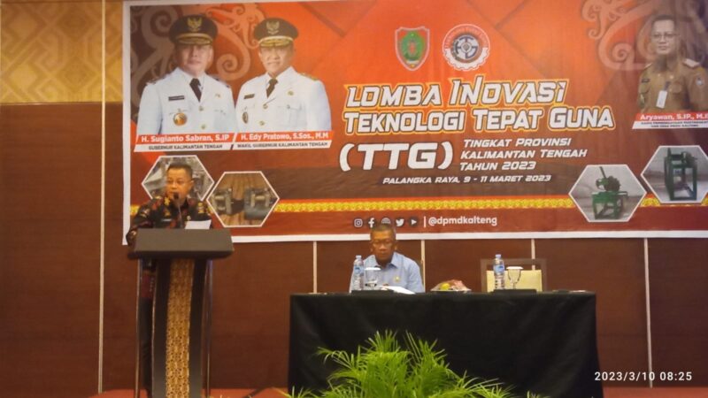 Akademisi Fakultas Teknik UPR Jadi Juri di Lomba TTG Tingkat Provinsi Kalteng