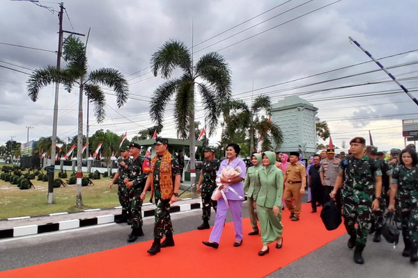 Cek Kesiapan Prajurit, Panglima TNI Hadiri Upacara Pemberangkatan Satgas Ops Pam Wil Obtivnas di Wilayah Papua