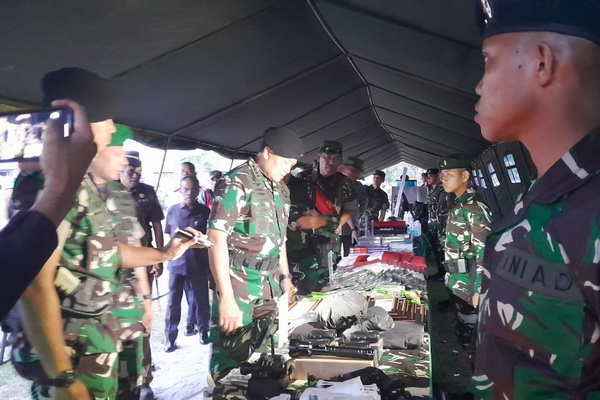 Panglima TNI: Selama di Papua Perlengkapan Prajurit TNI Tidak Boleh Kurang