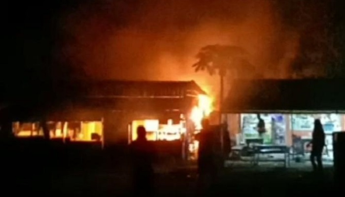 PT SAL Lamandau “Membara”, Satu Bangunan Terbakar