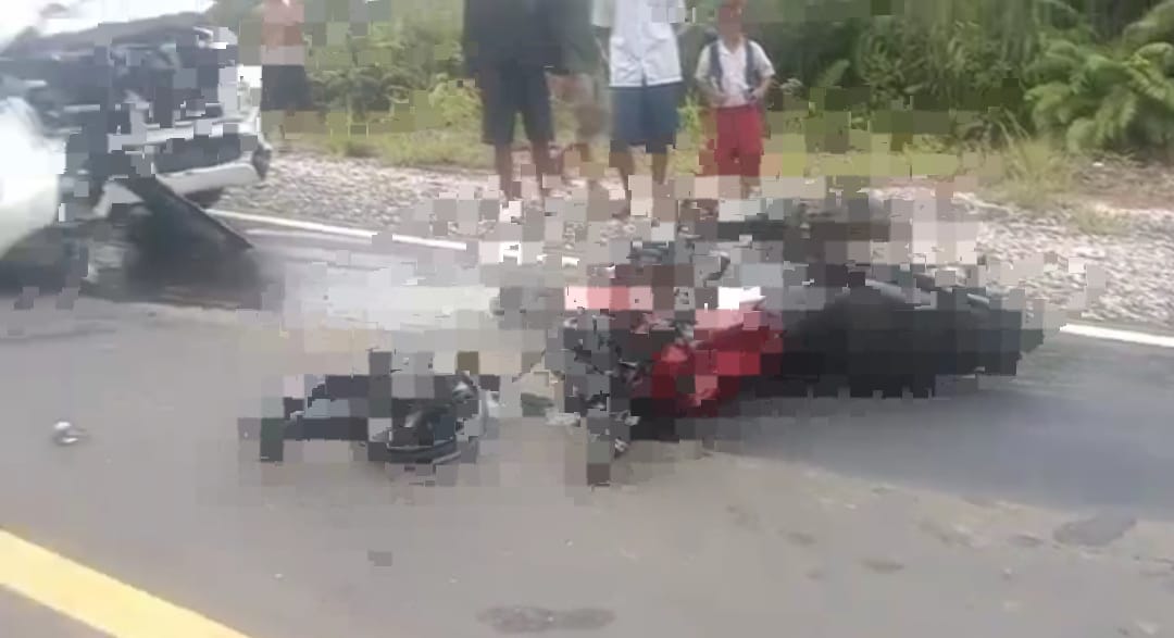 Memilukan! Ayah dan Anak Tewas dalam Laka Lantas di Kapuas
