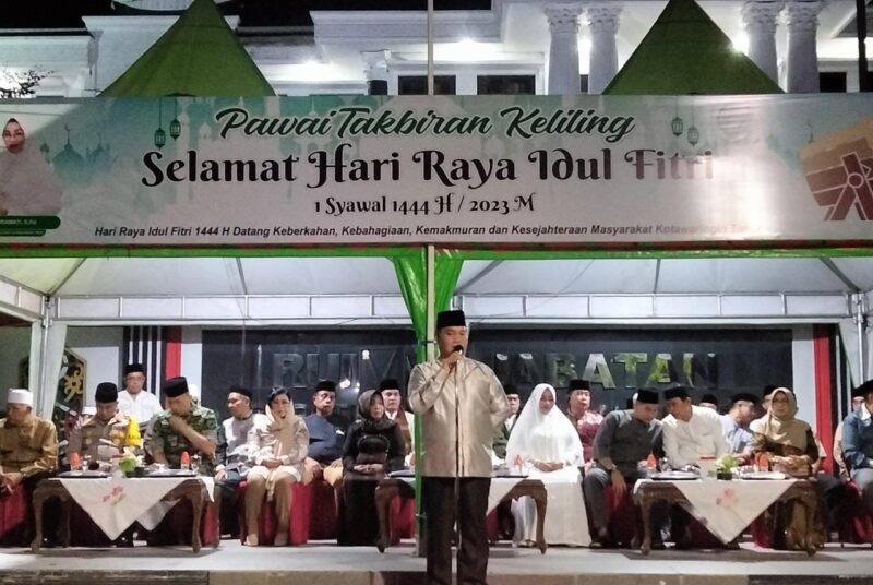 Sambut Idul Fitri, Pemkab Gelar Pawai Takbiran Keliling Kota Sampit