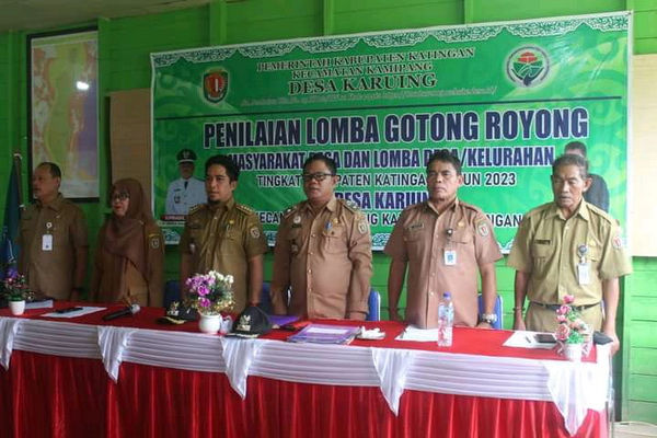 Gelorakan Semangat Gotong Royong, ini yang Dilakukan Camat Kamipang