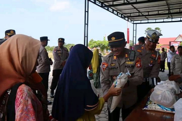 Tekan Inflasi di Bulan Ramadan, Polres Katingan Buka Pasar Murah