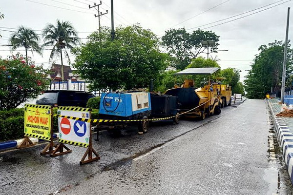 Ketua DPRD Apresiasi Langkah Pemkab Overlay Jalan dalam Kota Muara Teweh