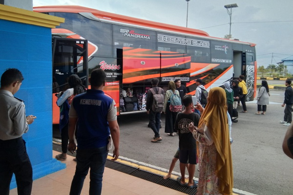 Tidak Ada Lonjakan Penumpang Selama Arus Balik Lebaran di Terminal Bus Palangka Raya