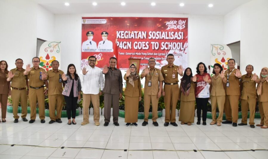 P4PGN Goes to School, Komitmen Pemprov Kalteng Cegah Peredaran Narkoba pada Pelajar