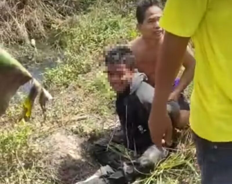 Diduga Maling Sepeda Motor, Pria ODGJ ini Sempat Diamuk Warga