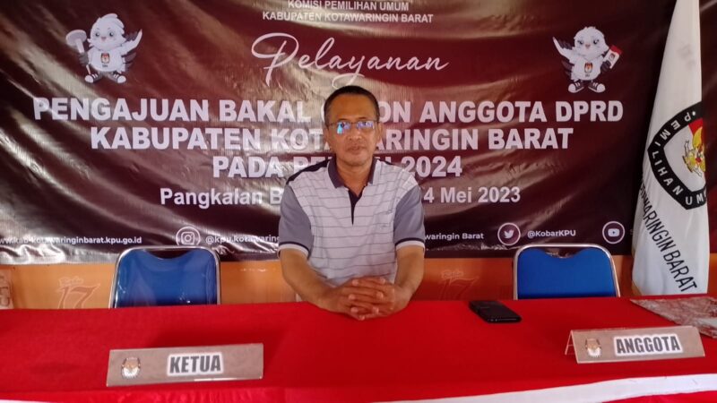 KPU Kobar: Hari ke-Empat Belum Ada Bacaleg yang Mendaftar