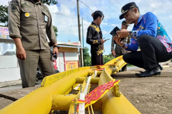 Begini Kronologi Robohnya Tiang PJU Terowongan Nur Mentaya