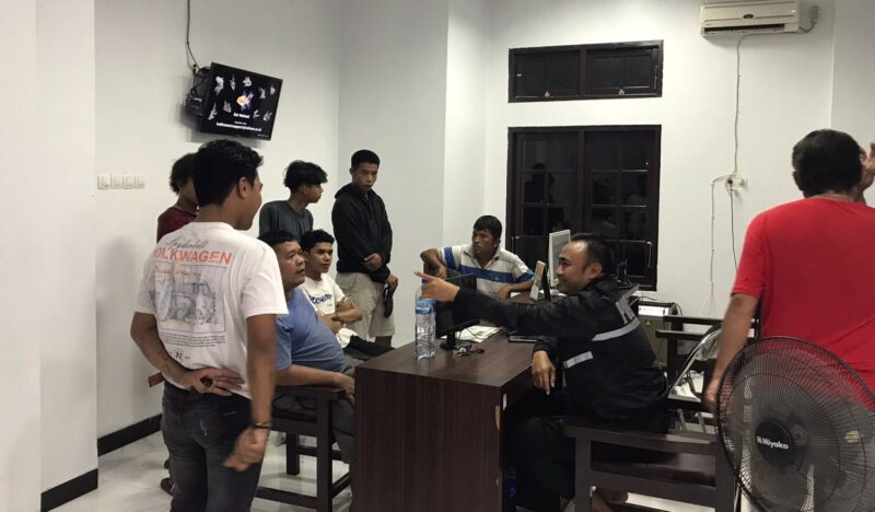 Saling Salip di Terowongan Nur Mentaya, Sejumlah Pemuda Baku Hantam dengan Satu Keluarga