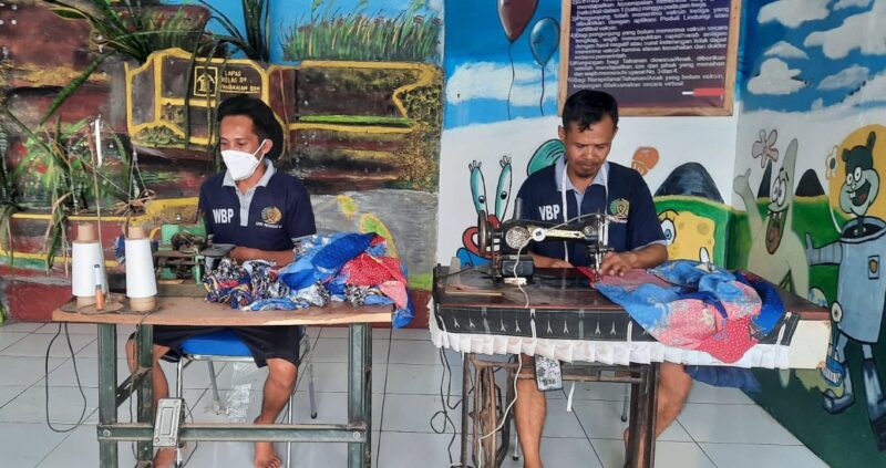 Tingkatkan Keterampilan, Lapas Pangkalan Bun Cetak Warga Binaan Terampil Menjahit