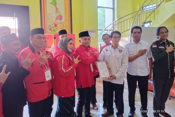 PDIP jadi Partai Pertama yang Daftar Bakal Caleg di KPU Seruyan
