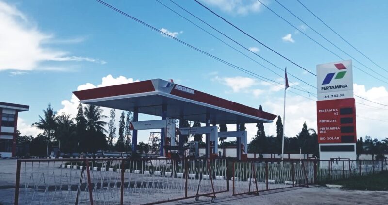 SPBU di Sampit Ini Dipasang Garis Polisi karena Sebabkan Sejumlah Kendaraan Mogok